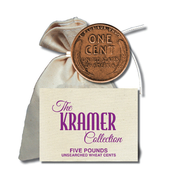 5 Pound Bag - 'Kramer Collection' Wheat Pennies