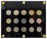 Fifteen Piece Roosevelt Proof Dime Acrylic Set