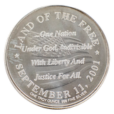 1 ounce Silver Land of the Free Firefighters