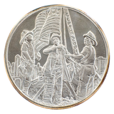 1 ounce Silver Land of the Free Firefighters