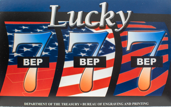 Lucky You Red White and Blue Currency Special