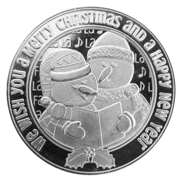 2017 Christmas 1 oz Rounds with obverse options