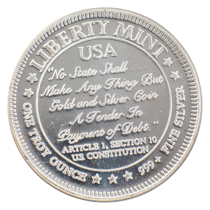 Liberty 1 oz Silver Bar | Silver Bullion Bar