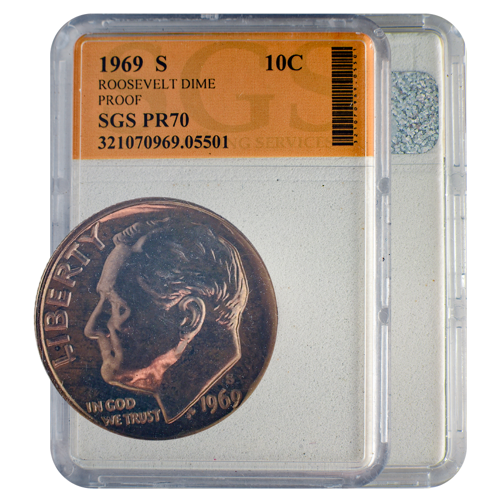 1964 10C Roosevelt Dime NGC PR69 - by Eagle Eye Rare Coins 1964 10C Roosevelt Dime NGC PR69 - by Eagle Eye Rare Coins