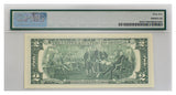 $2 1995 PMG graded Federal Reserve Star Note GEM uncirculated 65 -Atlanta