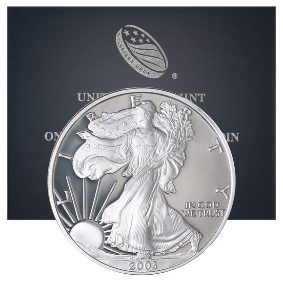 2003-W Proof Silver Eagle OGP