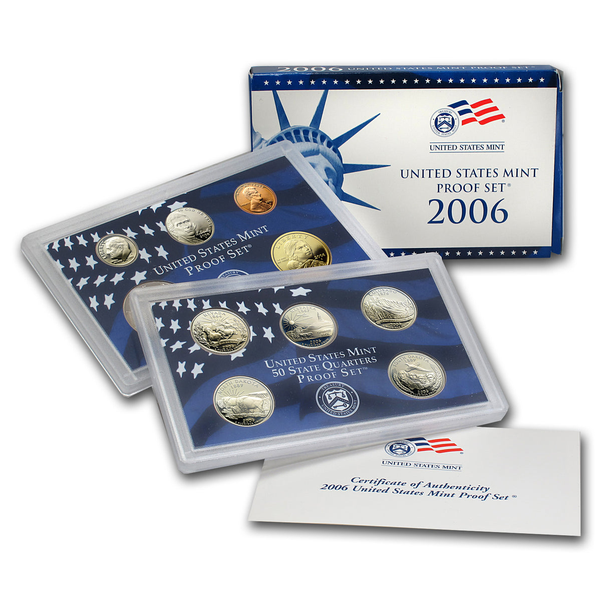 U.S. Store Coins Collectible Amazon's at OGP Set Proof Mint US S 2006 セット Hawaii Aloha Sets Proof コレクション
