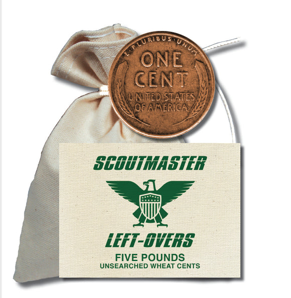 3 Pound Bag - 'Scoutmaster Leftovers' Wheat Pennies