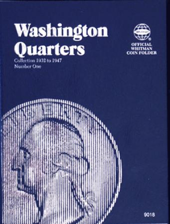 1932-1947 Washington Quarter Whitman Album #9018(No Coins)