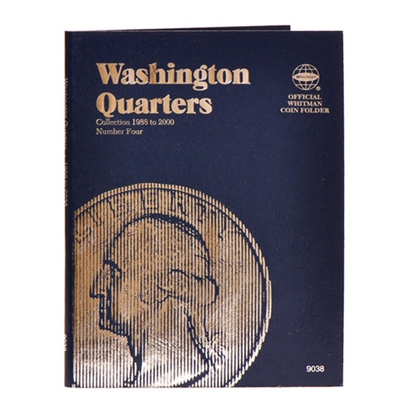 1988 Washington Quarter Whitman Album #9038(No Coins)