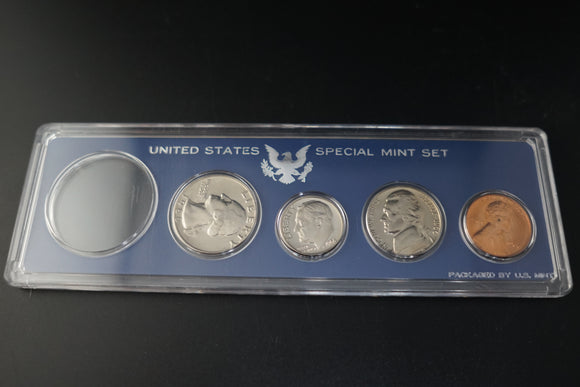 1966 Partial US Mint Set (Missing Half Dollar)