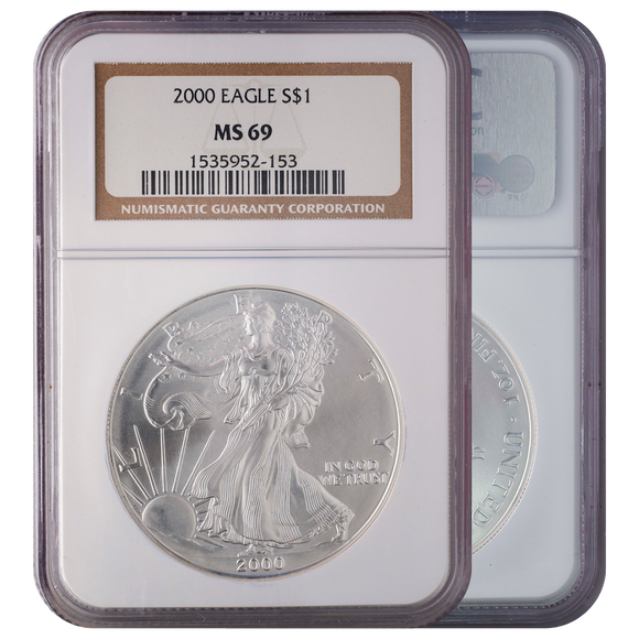 2000 Silver Eagle MS69 