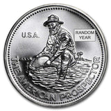 Engelhard Prospector 1 oz Silver Round - Random Year - Off Quality