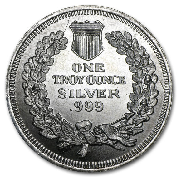 2017 Replica 1oz Indian Head Cent Silver Round