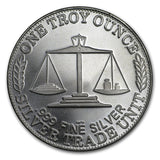 1 oz Silver Northwest Territorial Mint Trade Unit Round