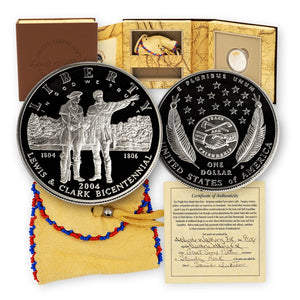 Mint Issues Lewis and Clark Coin and Pouch Set