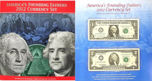 BEP 2012 America's Founding Father Currency Set