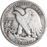 1936-D Walking Liberty Half Dollar - VG