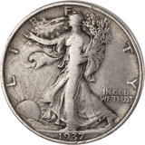 1937 Walking Liberty Half Dollar - Fine