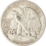 1937-D Walking Liberty Half Dollar - VF