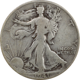 1941-D Walking Liberty Half Dollar - VG