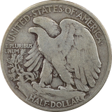 1941-D Walking Liberty Half Dollar - VG