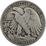 1942-D Walking Liberty Half Dollar - VG