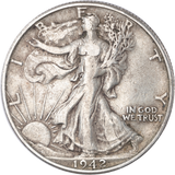 1942-D Walking Liberty Half Dollar - VF