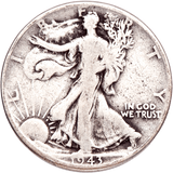1943 Walking Liberty Half Dollar - VG