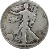 1944-D Walking Liberty Half Dollar - VG