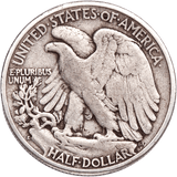 1945-D Walking Liberty Half Dollar - VG/F