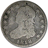 1818 Capped Bust Quarter - VG Details
