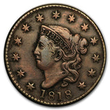 1818 Large Cent Fine Condition