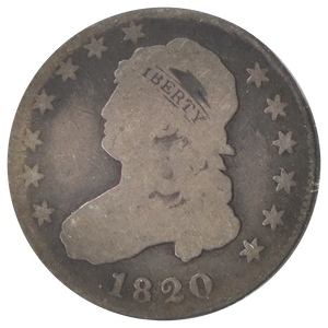 1820 Capped Bust Quarter (AG)
