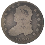 1820 Capped Bust Quarter (AG)