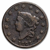 1822 Coronet Large Cent - VG