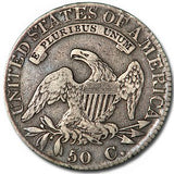 1824 Capped Bust Half Dollar - VF