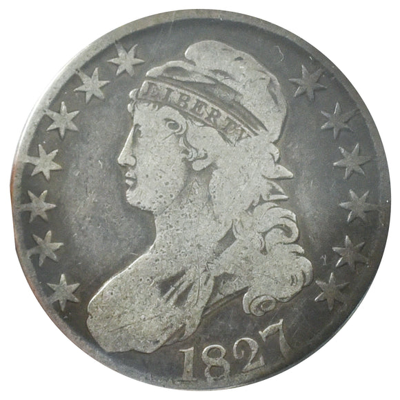 1827 Capped Half Bust Square Base (VG)