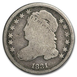 1831 Capped Bust Dime - G/VG Details (Cleaned)