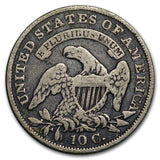 1834 Capped Bust Dime Large 4 - VF Details (PVC Damage)