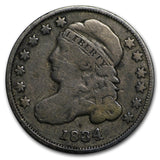 1834 Capped Bust Dime Small 4 - VG