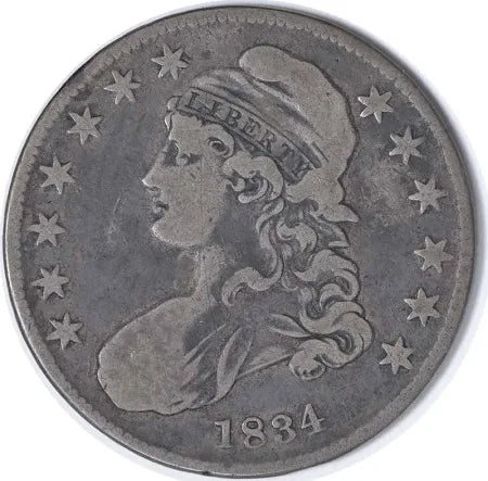 1834 Capped Bust Half Dollar VF