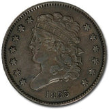 1835 Half Cent - XF Details