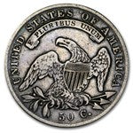 1837 Capped Bust Half Dollar VF Cleaned