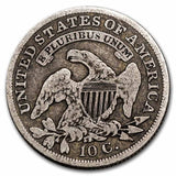 1837 Capped Bust Dime - Fine Details (Bent, Env. Damage)