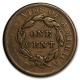 1837 Large Cent Coronet Head Very Good