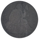 1837 Liberty Seated Half Dime "Large Date, No Stars" (AG)