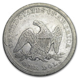 1842 Seated Liberty Dollar - VF Details (Cleaned/Scratches)