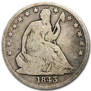 1843-O Liberty Seated Half Dollar Good
