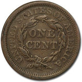 1850 Braided Hair Large Cent - F Details